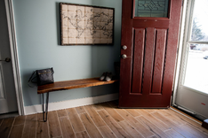 Mudroom Bench, Window Bench, Long Bench, Bathroom Bench, Rustic Bench, Living Room Bench, Walnut 2 small