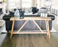 Rustic Pine Console Table 2 small