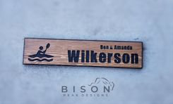 Hand Routed Cedar Sign. Made To Order. 2 small