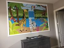 Safari Mural On Canvas 2 small