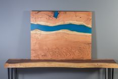 Live Edge Epoxy River Wall Art Or Coffee Table 1 small