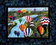 Balloon Festival!  Art Quilt 1 small