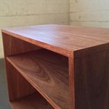 Small Mid Century Modern Style Record Cabinet In Mahogany Ply 2 small