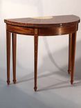 Reproduction Federal Period Ny Card Table, C. 1790 1 small