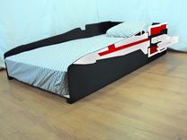 X-Wing T-70 Starfighter Twin Kids Bed Frame - Handcrafted - Children's Bedroom Furniture 3 small
