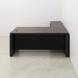 Custom Executive Office L-Shape Desk With Cabinet, Laminate Top - Denver L-Shape Desk 4 small