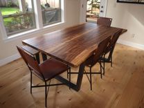 Live Edge Walnut Table & Bench 1 small