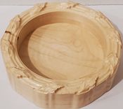 Wooden 3-Wick Candle Holder Wreath - Wreath Carving Wooden Candle Holder - Round Pillar Candleholder 3 small