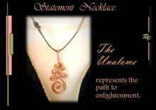 Gemstone Healing, Necklace, Wife Gift, Copper, Sculptural, Tree Of Life, Gemstone Necklace 3 small