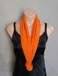 Orange Chiffon Scarf 3 small