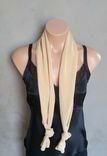 Nude Chiffon Scarf 4 small