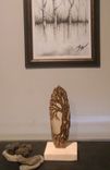 Employee Recognition Gift, Retiremenat Gift, Client Gift, Vip Gift, Hiking Stick, Plaque, Desk Art 1 small