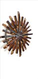 Wine Barrel Clock - Radiant - Made From Retired California Wine Barrels 6 small