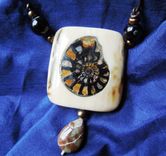 Fossil Ammonite Mammoth Pendant 2 small