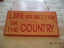 We Make Custom Signs, Country Signs, Address Signs, Business Signs, Humorous Signs, 3 small