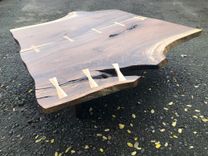 Large George Nakashima Style Coffee Table 4 small