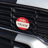 Hello My Name Is - Grill Badge For Mini Cooper, Fiat, Jeep 6 small