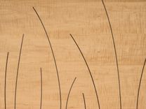 Modern Bed Frame, Walnut Headboard, Wood Bed, King Size Bed, Queen, Art Deco, 3 small