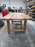 Reclaimed Maple Dining Table With Epoxy Stabilizer 2 small