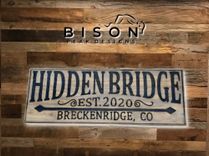 You Design. Natural Cedar Signs. Routed Text 3 small