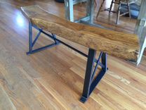 Wood Slab Bench 5 small