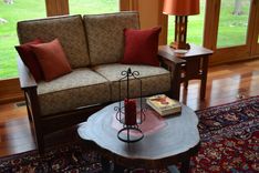 Round Live Edge Walnut And Epoxy Coffee Table 2 small