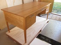 Cherry , Mid Century Modern , Shaker Office/ Writing Desk 5 small