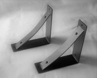 Wrought Iron Mantel Bracket/Corbel; Rustic Farmhouse Heavy-Duty Shelf Brackets 4 small