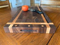 End Grain Walnut & Maple Cutting Board 1 small