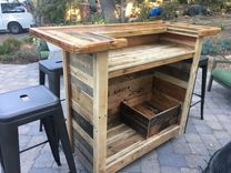 Reclaimed Wood Home Bar 3 small