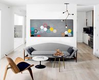 Mod Honeycomb 60x24  - Wood Wall Art, Metal Wall Art, Modern Wall Art, Wall Decor 2 small