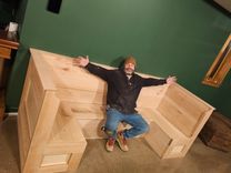 Custom Oak Bench Seating 2 small