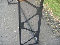 Reclaimed Wood And Welded Steel Console Table / Sofa Table 4 small