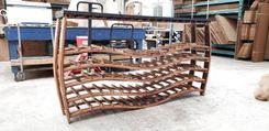 Wine Barrel Wine Rack - Brunello - Made From Retired California Wine Barrels 3 small