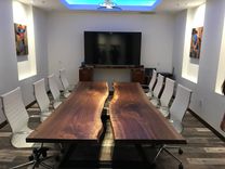 Walnut Live Edge Floating Table 5 small