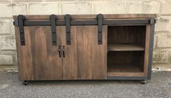 Rustic Industrial Bathroom Sink Vanity / Buffet / Media / Aquarium / Bath Room / Farmhouse 4 small