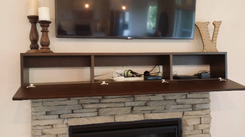 Fireplace Mantel With Hidden Storage 5 small