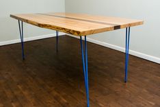 Live Edge Hairpin Dining Table 3 small