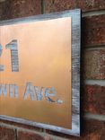 Copper Address Sign 4 small