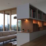 Geometric Oak Bookcase 5 small