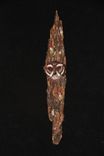 Hand Sculpted And Carved Owl In Red Cedar Round 2 small