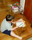 Acrylic Craft/Lego Table - Floor Size Model For Young Kids - Hand Crafted, Custom Made 2 small