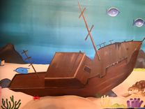 Ocean Mural On Canvas 5 small