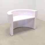 Custom Curved Modern Reception Desks, Half Moon - Boca Desk 4 small