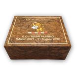 24 Count Handcrafted Humidor With Free Shipping And Engraving. 2 small