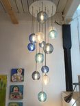 Stella Spunblown Glass Cascading Entryway Chandelier 1 small