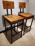 Heavy Duty Rustic Industrial Stool 4 small