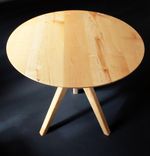 Trichotomic Tripod Table In Hard Maple 1 small