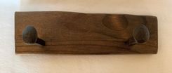 Reclaimed Railroad Spike Coat Rack; Rustic Towel Rack; Hat Holder 2 small