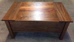 Lift Top Combination Storage Coffee Table And Desk Made From Solid Hardwood Or Pine 4 small